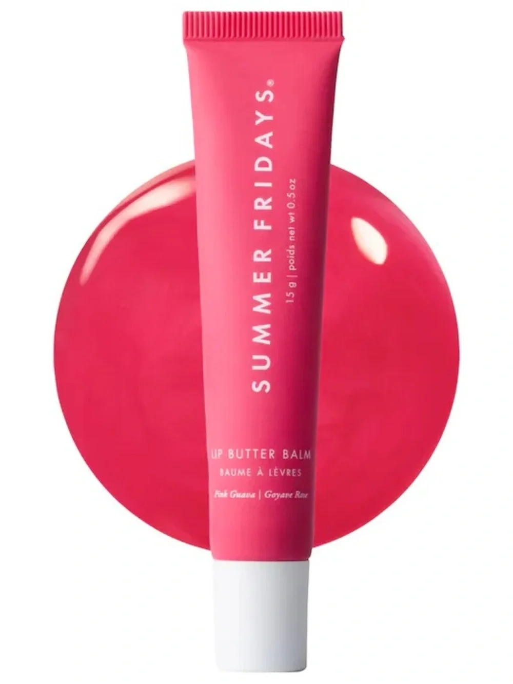 Summer Fridays Lip Butter Balm Treatment Pink Guava